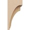 Ekena Millwork 5"W x 5"D x 10"H Wide Rivera Rough Cedar Woodgrain TimberThane Corbel, Primed Tan CORUR05X05X10RIVRCPR - alternate 4